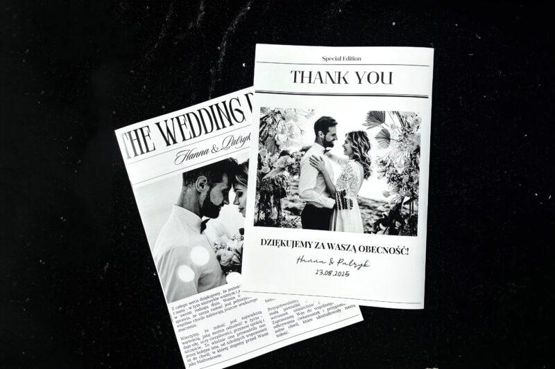 Gazeta ślubna - The Wedding Day