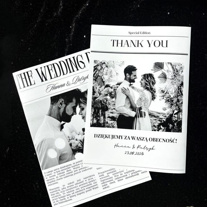 Gazeta ślubna - The Wedding Day