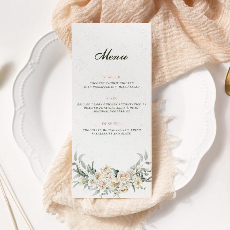 Menu weselne Momento