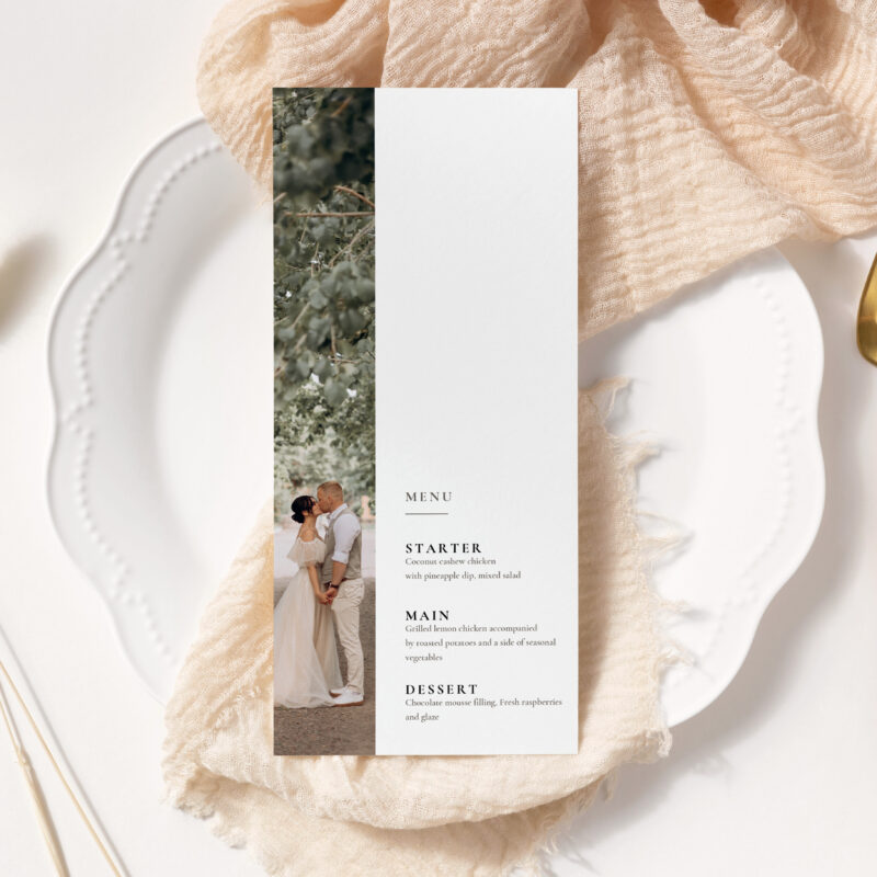 Menu weselne Date