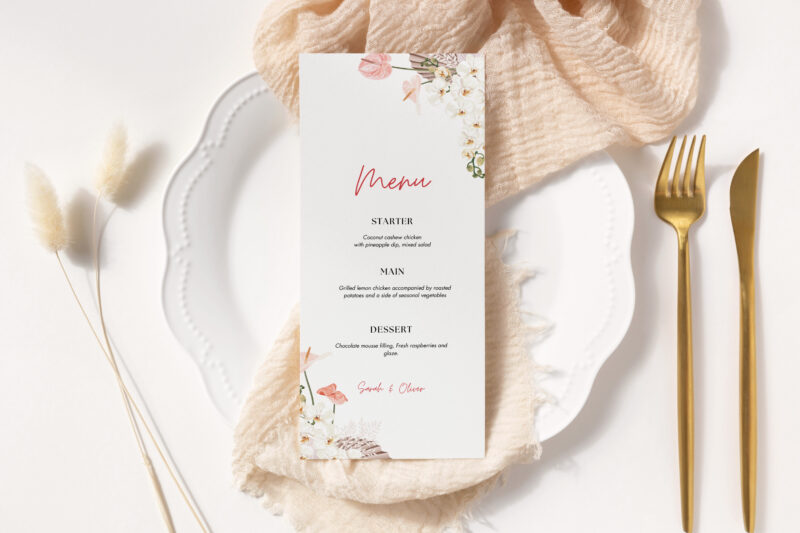 Menu weselne Spirit