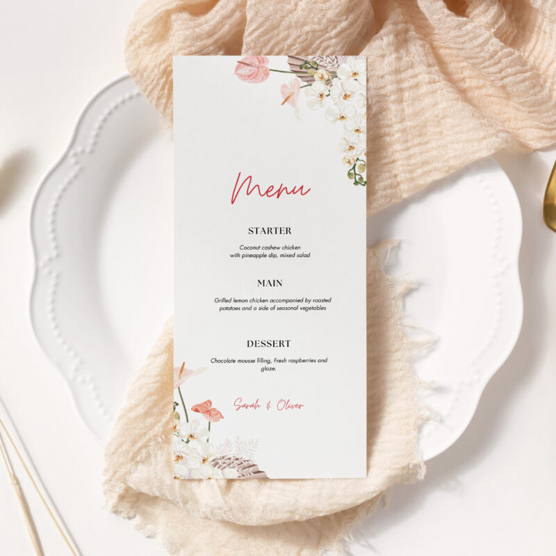 Menu weselne Spirit