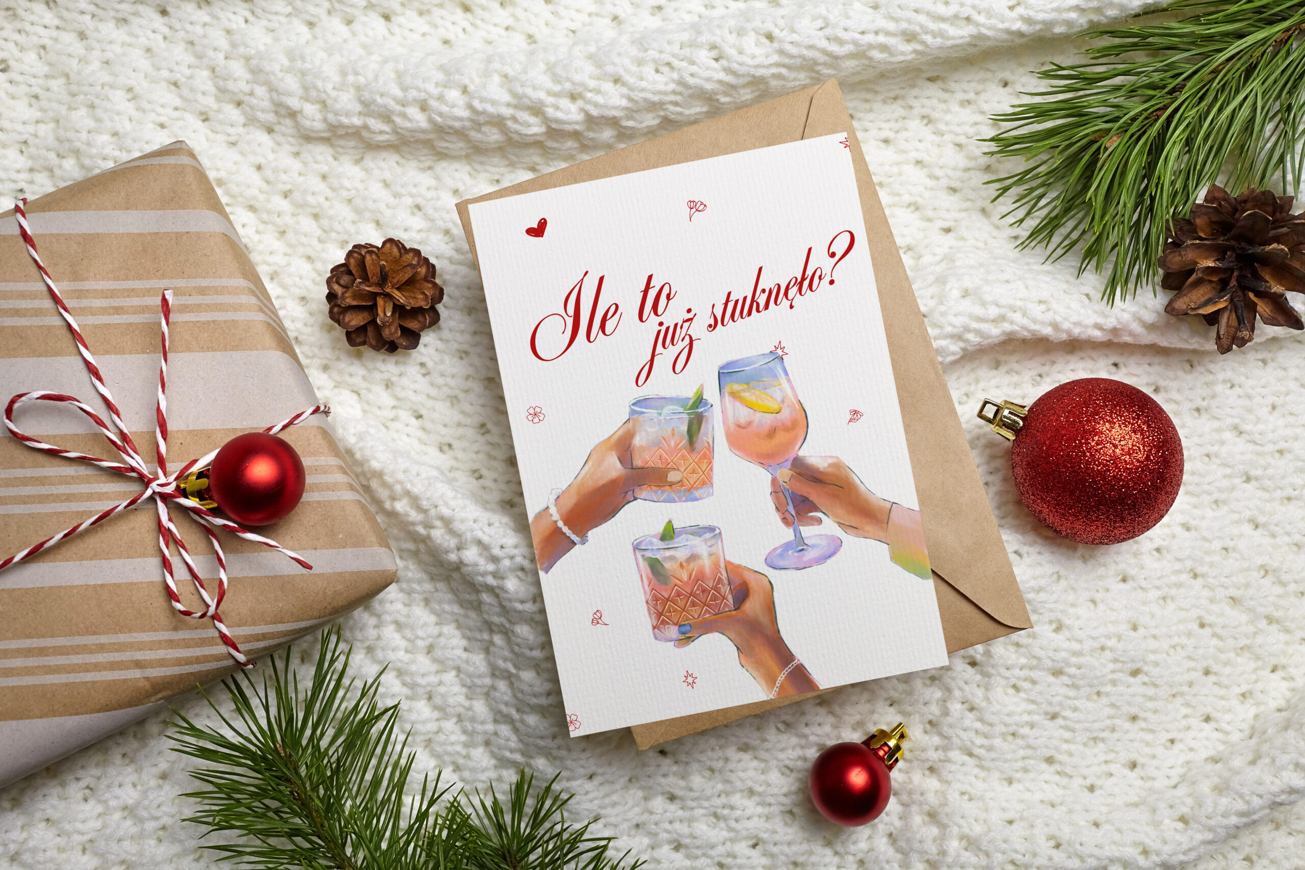 Kartka okolicznościowa - Ile to już stuknęło? - 12 x 17 cm