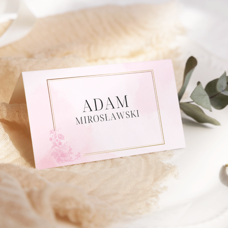 Winietki weselne Amber