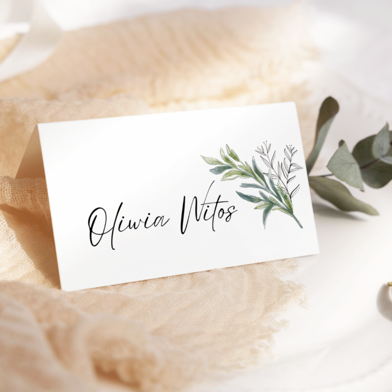 Winietki weselne Willow