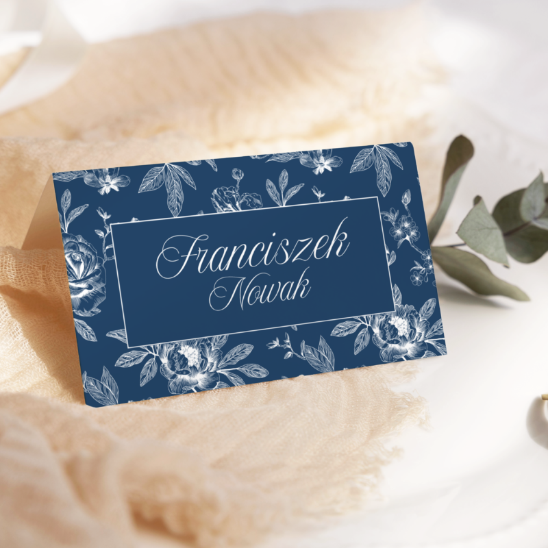 Winietki weselne Deep Sea