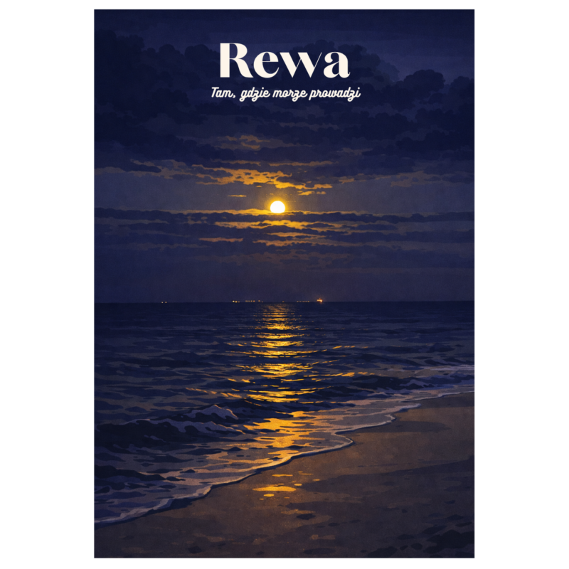 Pocztówka - Rewa - Tam, gdzie morze prowadzi