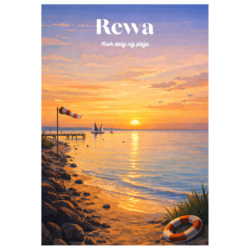 Pocztówka - Rewa - Krok dalej niż plaża