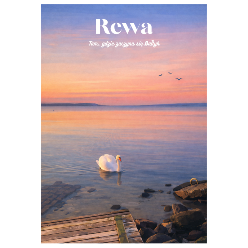 Pocztówka - Rewa - Tam, gdzie zaczyna się Bałtyk