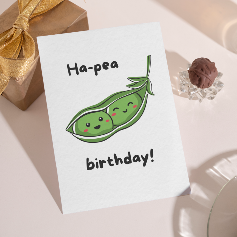 Kartka okolicznościowa - Hapea birthday - 12 x 17 cm