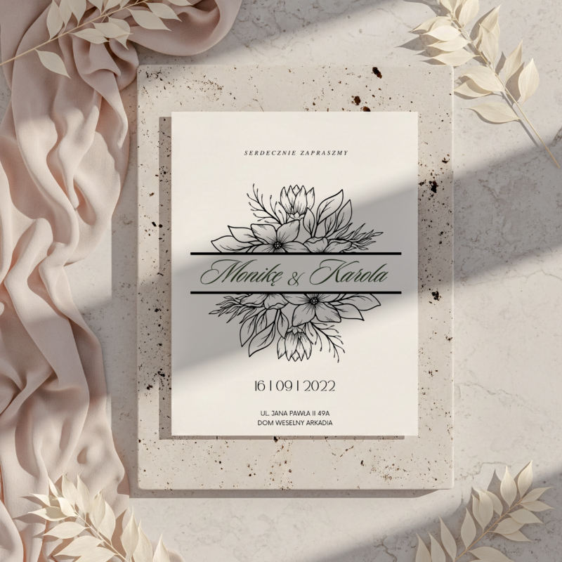 Zaproszenie ślubne Heaven