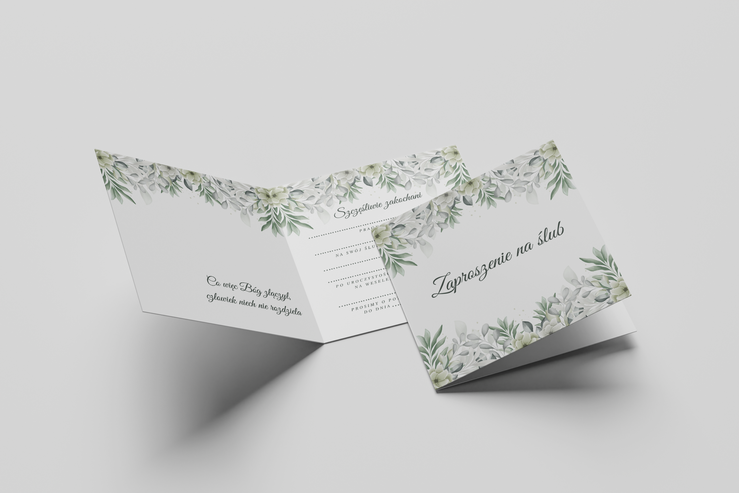 Zaproszenia ślubne do ręcznego wypełnienia - ŚL1 - obrazek 2