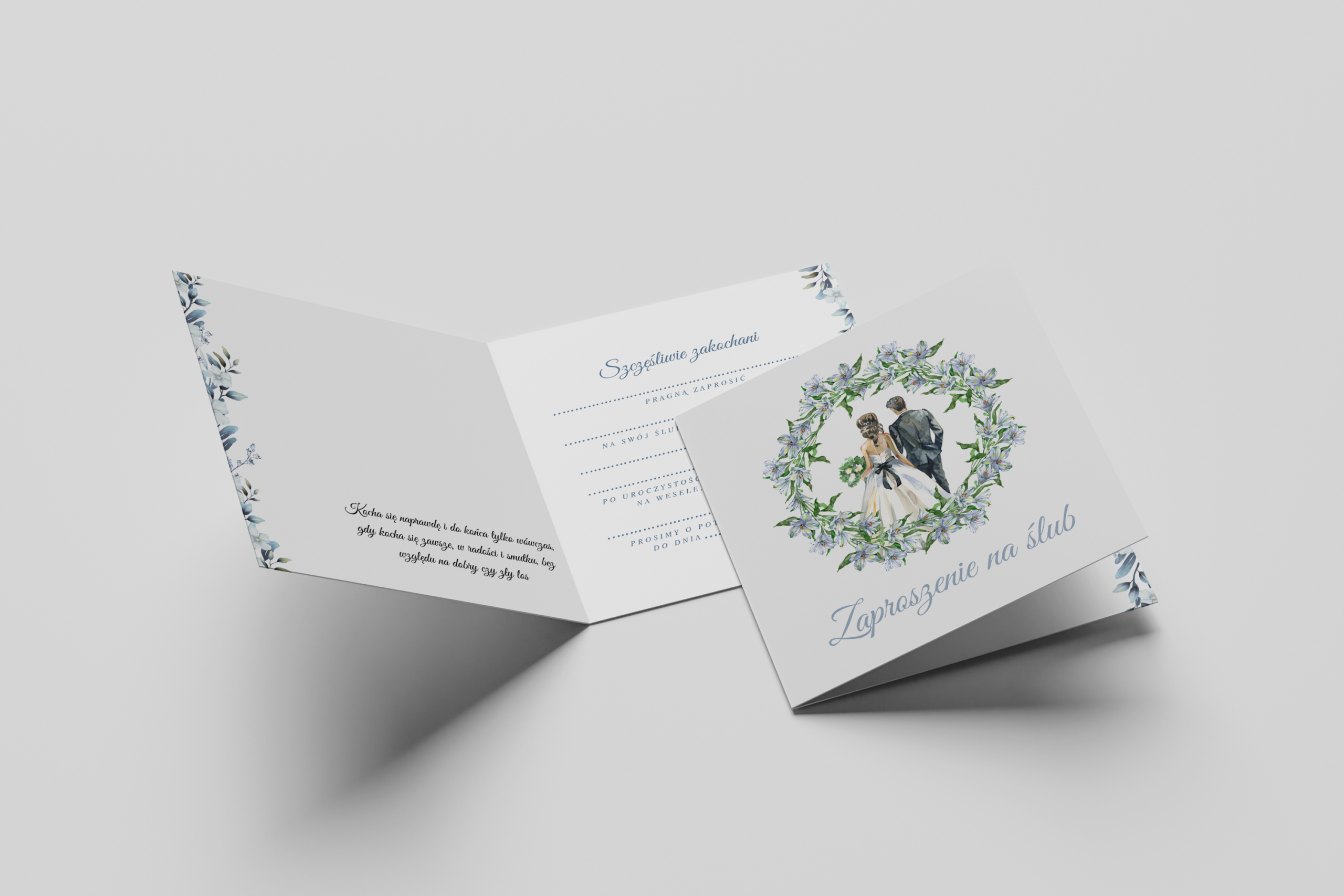 Zaproszenia ślubne do ręcznego wypełnienia - ŚL4 - obrazek 2
