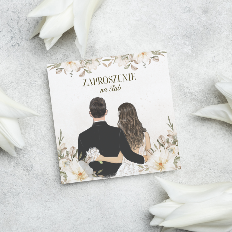 Zaproszenia ślubne do ręcznego wypełnienia - ŚL10