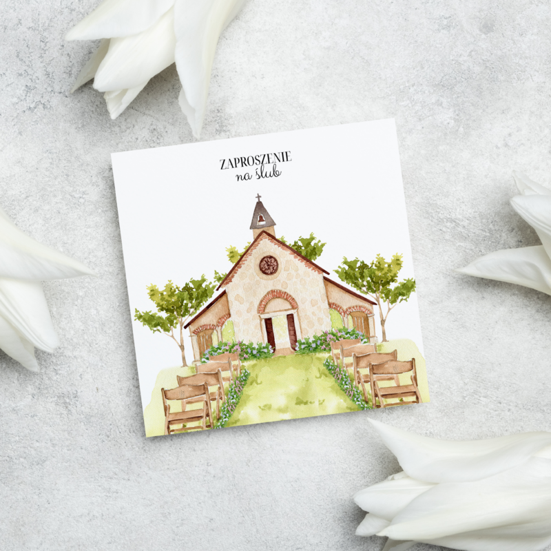 Zaproszenia ślubne do ręcznego wypełnienia - ŚL12