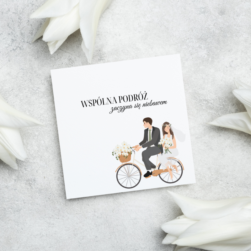 Zaproszenia ślubne do ręcznego wypełnienia - ŚL14