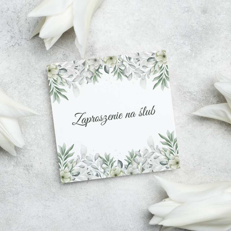 Zaproszenia ślubne do ręcznego wypełnienia - ŚL1