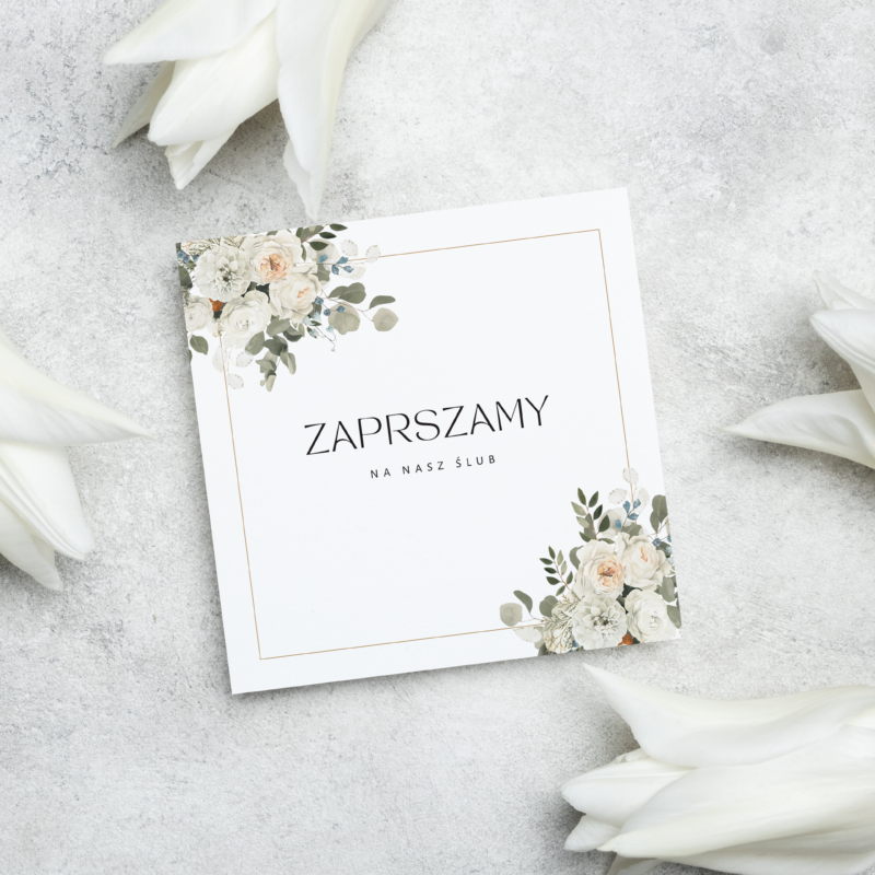 Zaproszenia ślubne do ręcznego wypełnienia - ŚL2