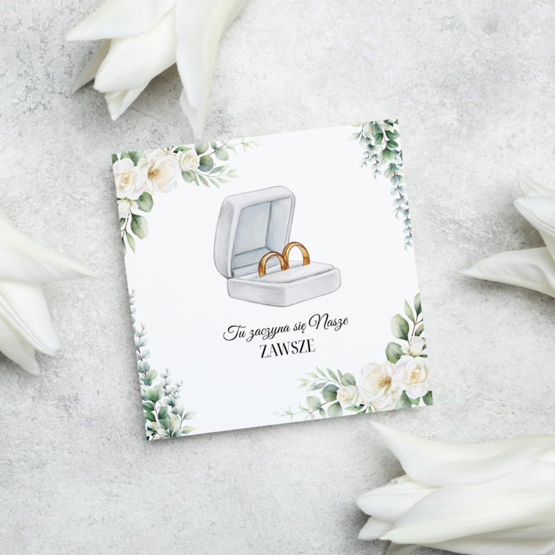 Zaproszenia ślubne do ręcznego wypełnienia - ŚL3