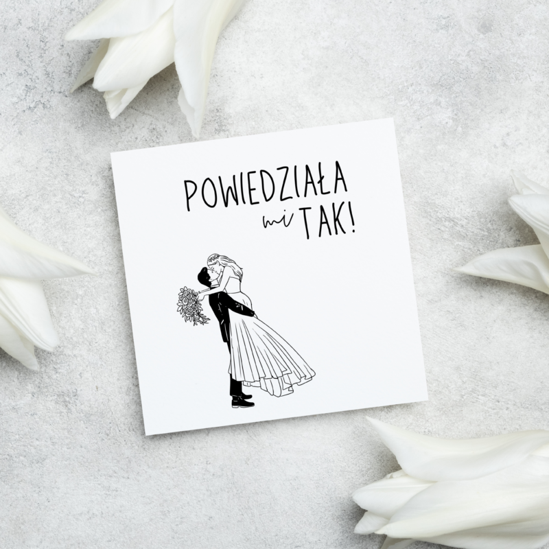 Zaproszenia ślubne do ręcznego wypełnienia - ŚL6