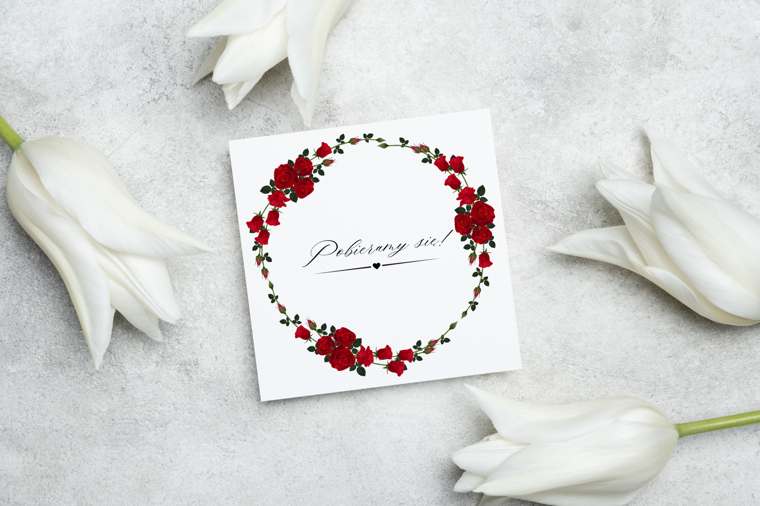 Zaproszenia ślubne do ręcznego wypełnienia - ŚL9